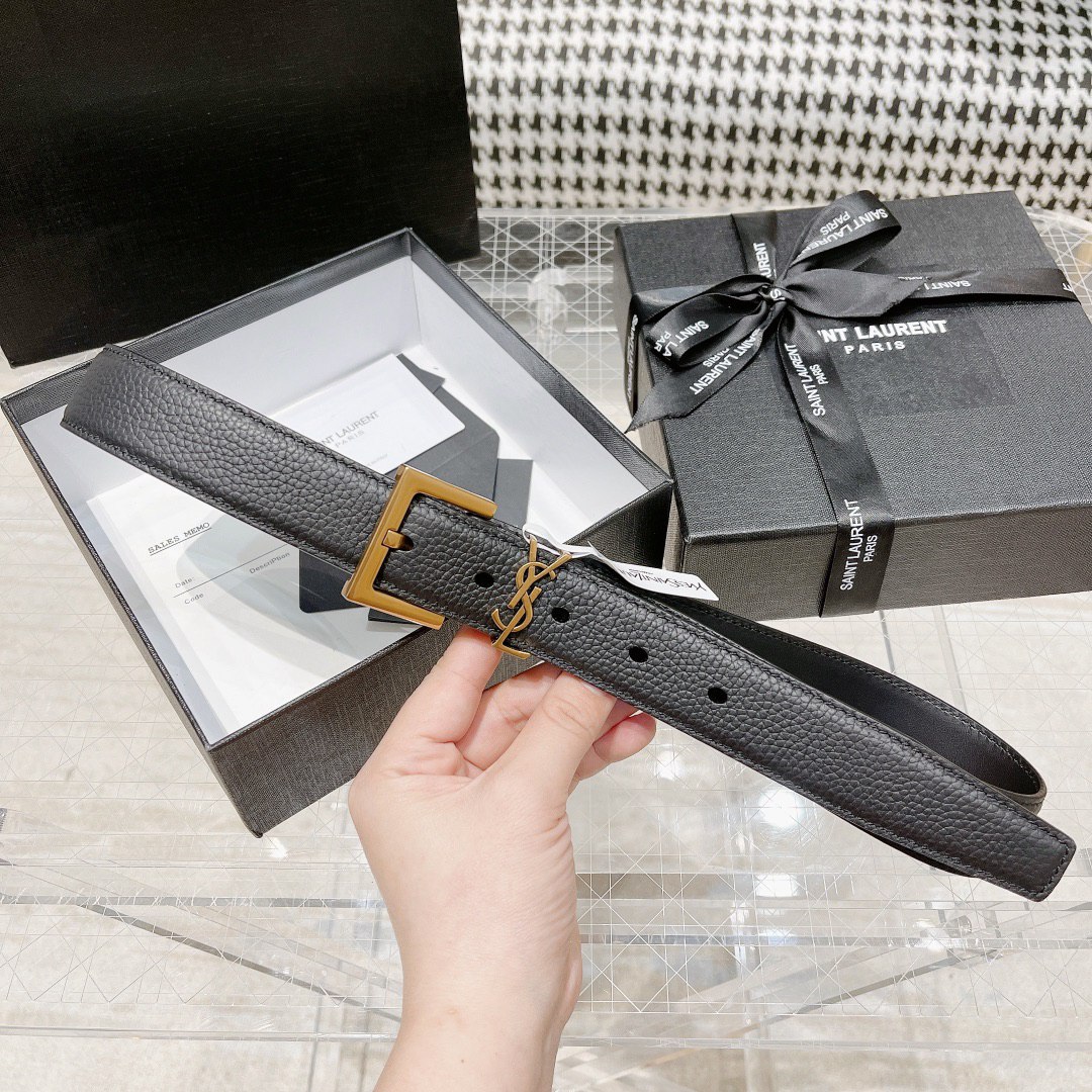 [하이엔드 미러급] 입생로랑 YSL 모노그램 로고 빈티지 스퀘어 버클