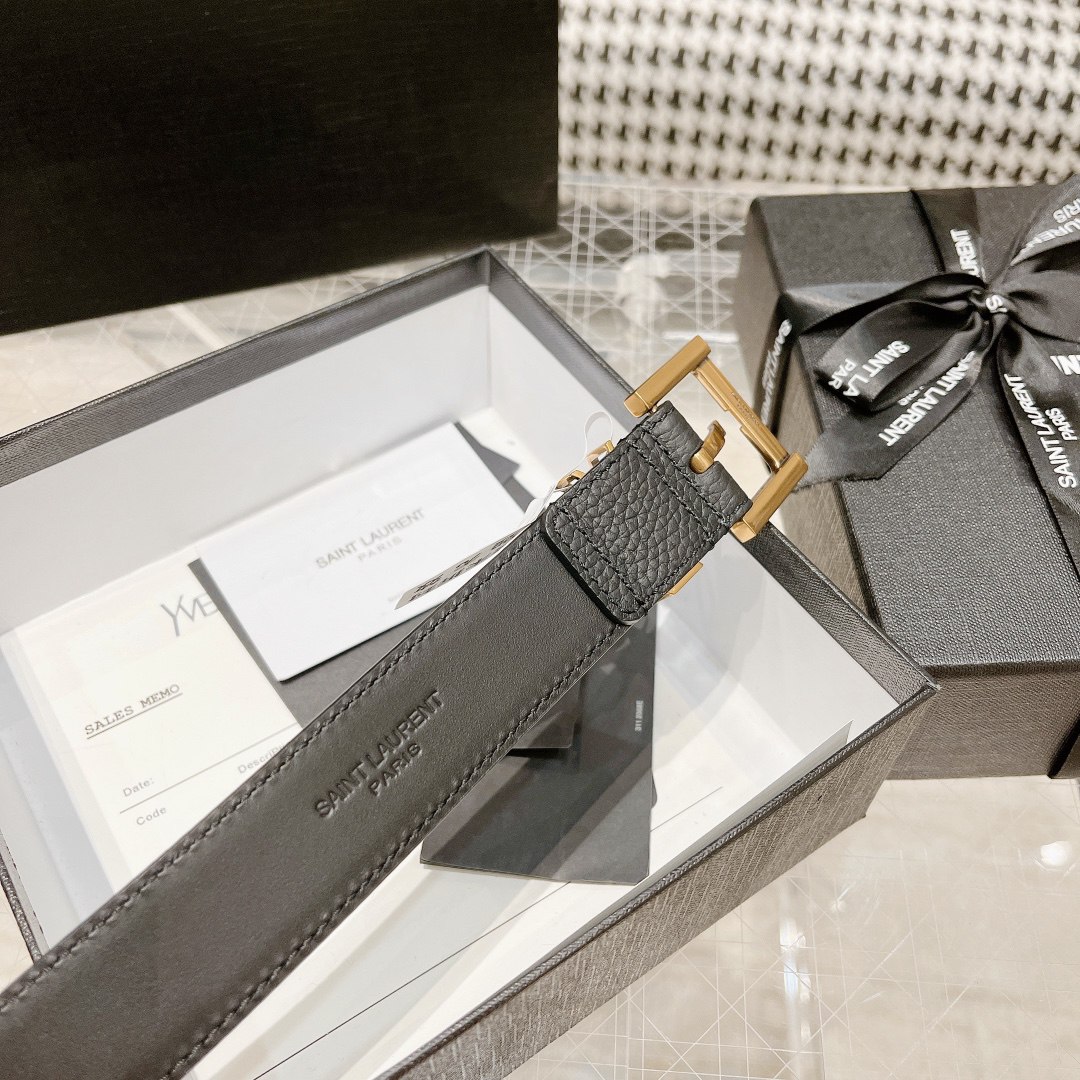 [하이엔드 미러급] 입생로랑 YSL 모노그램 로고 빈티지 스퀘어 버클