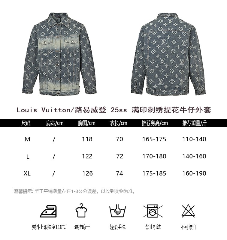 [하이엔드 미러급] 루이비통 25S 자수 데님코트 M-XL [사진참고]