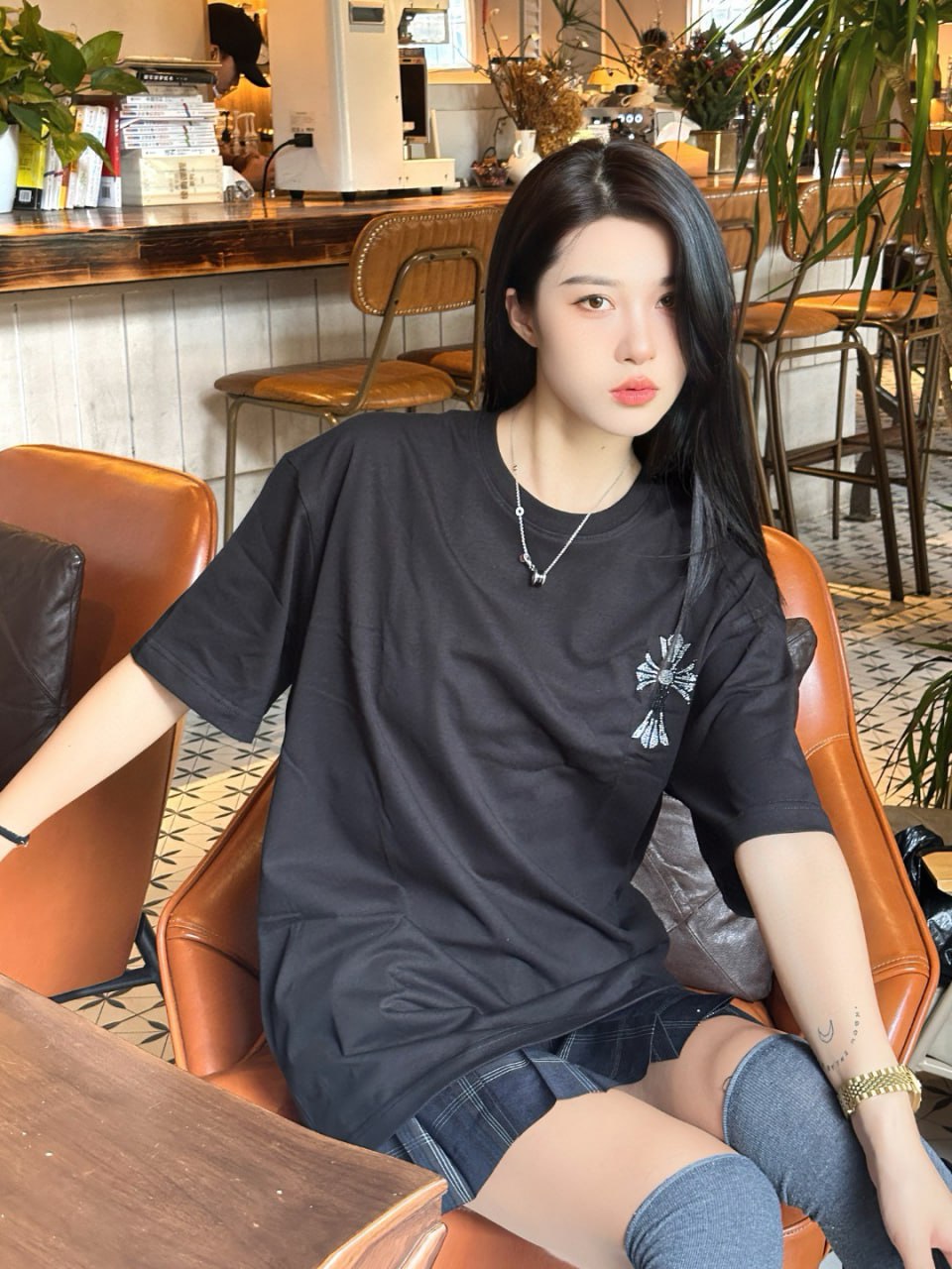 [하이엔드 미러급] 크롬하츠 십자가 반팔 사이즈 XS-L [사진참고]